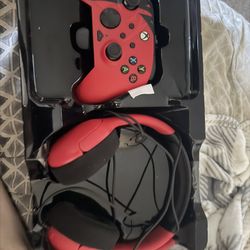 Xbox Series X Wire Controller And Wired Headset