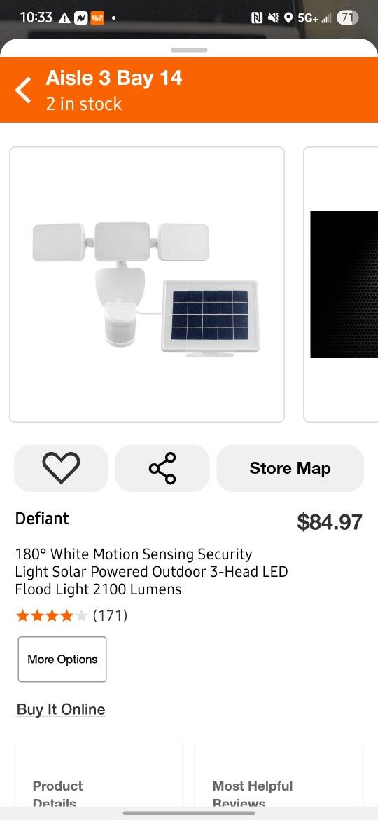 Flood Solar Light