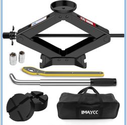 New/Scissor Jack 3 Ton, 4.1"-18.3" Lifting Car Jack, Heavy Duty Car Jack Kit, Portable Tire Changing kit with Lug Wrench, Tire Jack Tool for Car SUV M