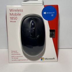 NEW Microsoft Wireless Mobile Mouse 1850 Wool Blue for Mac or Windows 8 10 11