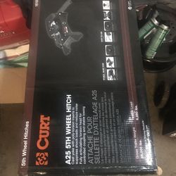 Brand new Curt A25 fifth wheel with rails