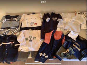 Designer baby/toddler boy’s clothing: Mini Man, Gap, Gymboree