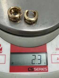 Luxury Designer 14k Gold Earrings