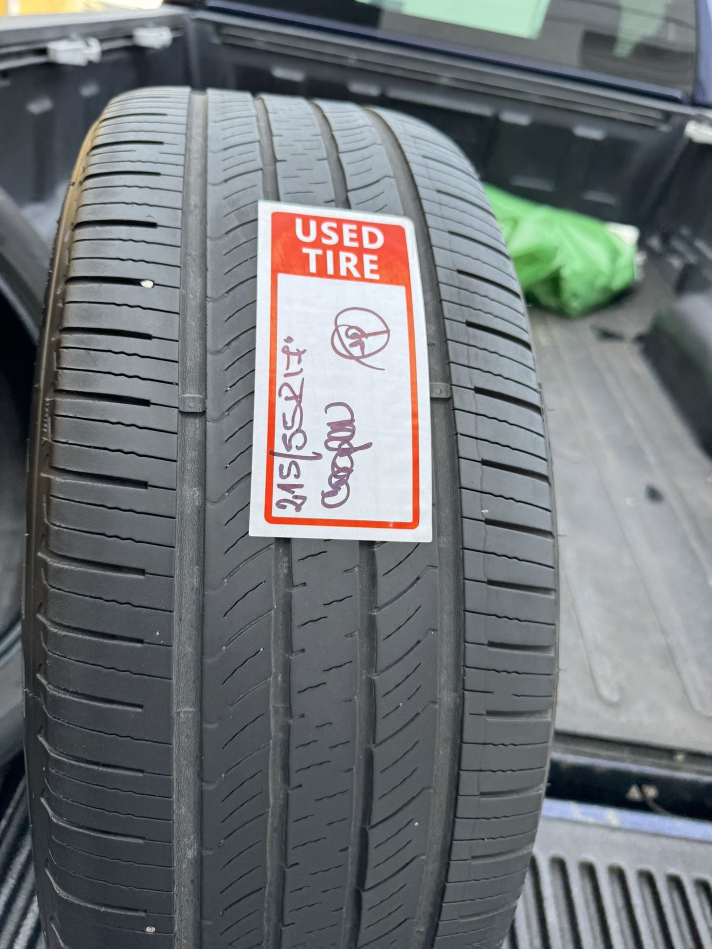One 1οΈβ£ Used Tire π Good Condition 215/55R17β Cooper βοΈβοΈβοΈ