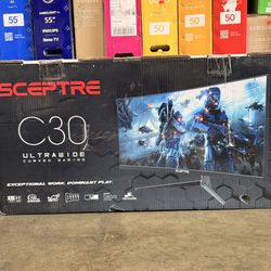 Scepter C30 Curved 30” Ultrawide Gaming Monitor Brand New In Box 