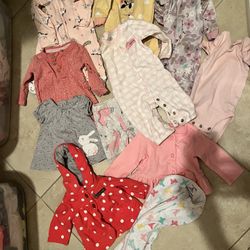 Newborn Clothes And Baby Swaddle Zipper Girl 