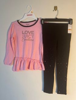 New With Tags Girls Juicy Couture 2-Piece Set