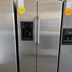 Ge Stainless Steel Refrigerator Side By Side 