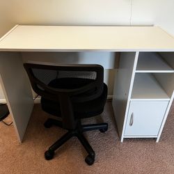 Desk And Lamp