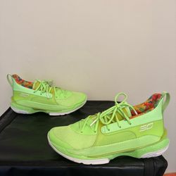 Size 11 - Sour Patch Kids x Under Armour Curry 7 Lime