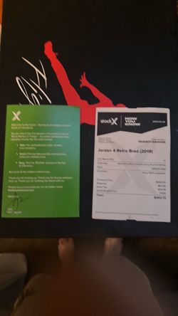 2019 Jordan 4  Bred size 11