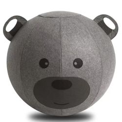 Vivora Niko - Sitting Ball Chair for Office and Home, Lightweight Self-Standing Ergonomic Posture Activating Exercise Ball Solution with Handle & Cove