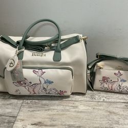 NWT  Bambi Weekender Bag And Crossbody Bag