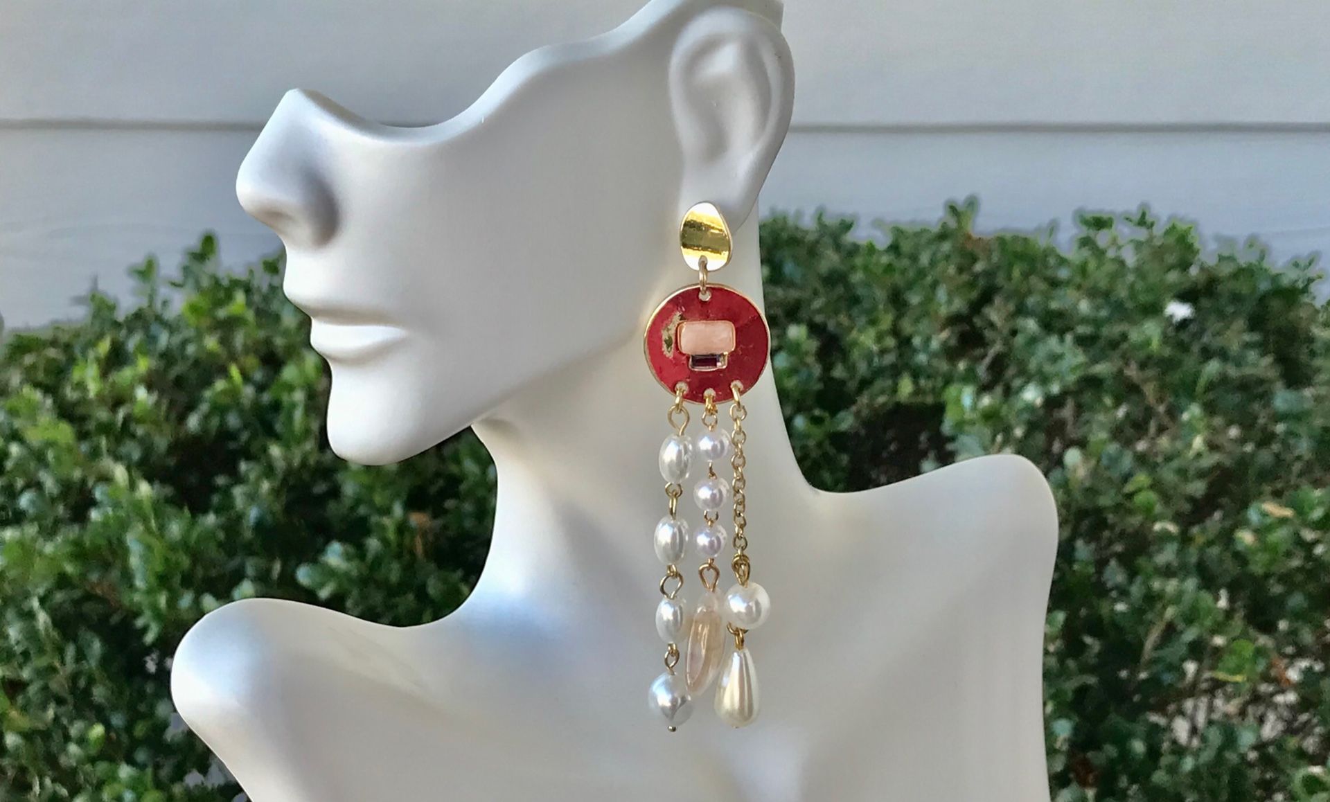 Dangle Earring/Dropping Earring/Chandelier Earring/Shaky Dangling Gold Earrings/Bohemiam Earring/Geometric Earrings/ Modern Earring/