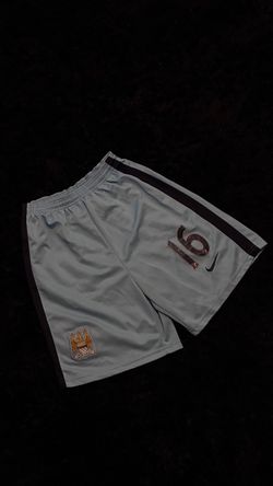 Manchester City 2014/2015 Home football Nike Shorts Kun Sergio Aguero