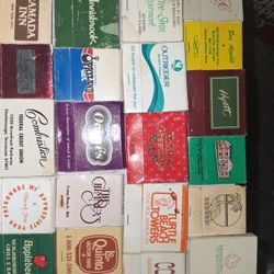 Old Collectible Matchbooks Never Used Just Normal Wear 