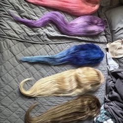 Full lace wigs human hair used wigs 1x