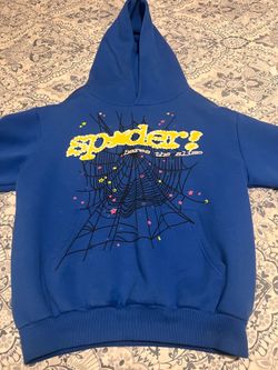 Sp5der Hoodie “TC BLUE”