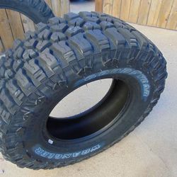 4 New LT 35 12.50 18 Goodyear Wrangler Boulder MT Tires 10PLY 2023 & 2024