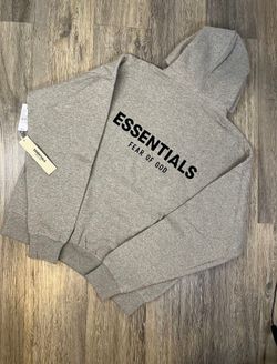 Dark oat essentials hoodie