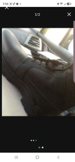 Men's steel toe boots. New. Size 12