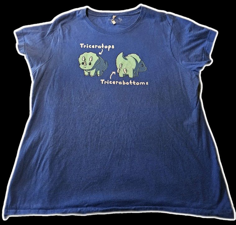 Funny Teeturtle Triceratops Tee-shirt