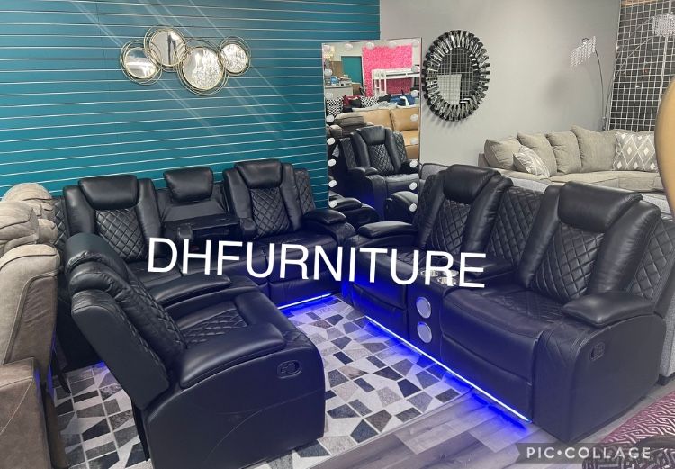 Reclinables Hermosos Con Luz Y Bluetooth 🔥🔥🔥🔥🔥🔥🔥🚛📦
