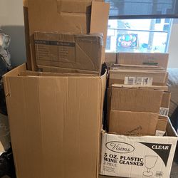 LOTS of moving boxes