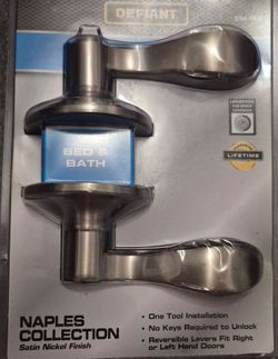 Bed bath door knob