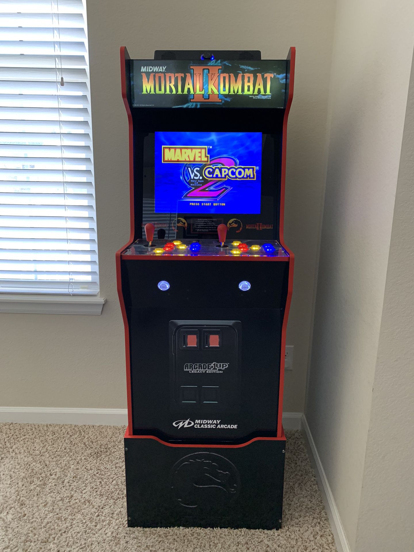 Modded Mortal Kombat Legacy Arcade1Up with Over 33,000 Games