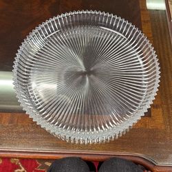 Round Glass Platter