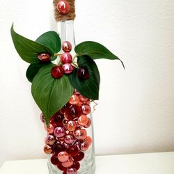 Home Decor- glass bottle Flower Vase
