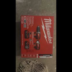 Milwaukee Drill And Driver Combo Brand New 