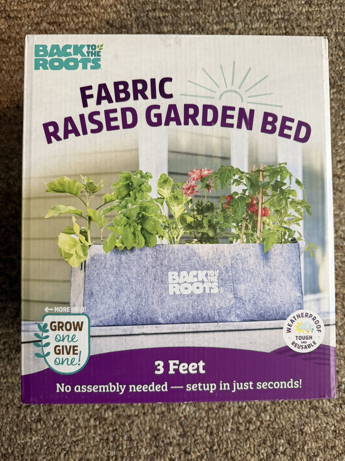 FABRIC RAISED GARDEN BED