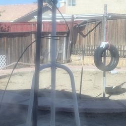 Punching bag stand