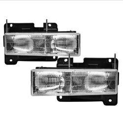 2Pcs Headlights Assembly compatible with 1(contact info removed) Chevy Silverado
