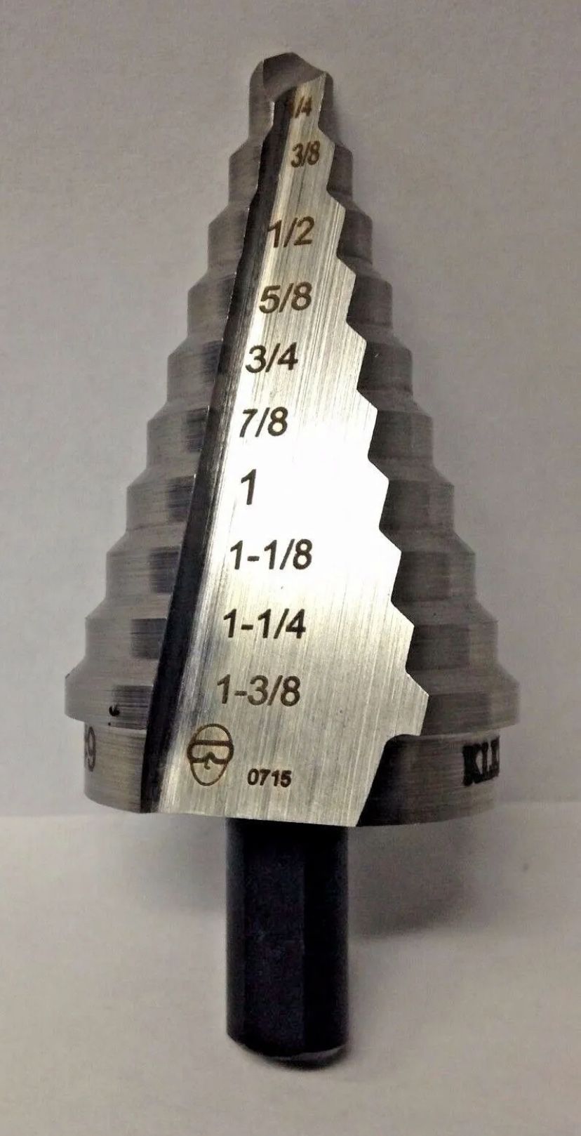 Klein Tools 59009 1/4" to 1-3/8" High-Speed Steel Step Drill Bit USA