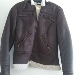 Girls Chocolate Swade /Cotton Zipper Jacket 