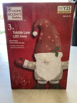 Outdoor Christmas Decoration- 3ft Gnome