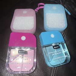 Glitter Cases And Hand Sanitizer 
