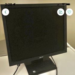 Computer Screen 14 1/2 By 12” Included With Cords For Hook Up