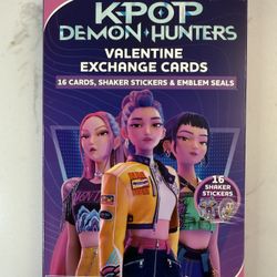 K POP Demon Hunters - Valentines Day Exchange Cards (16PC) 