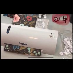 Scotch TL902 Thermal Laminator, White, For Home, Office or School Supplies, 9 in., 1 Laminating Machine: Electric, 1 Year Warranty