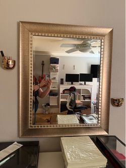 Modern Mirror Champagne Silver