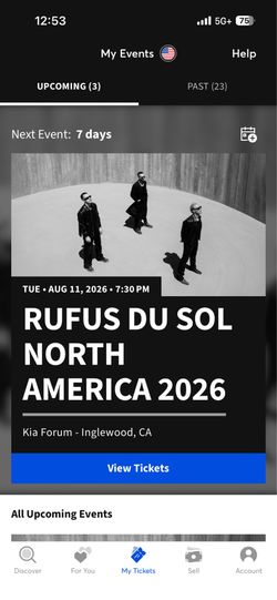 Rufus Du Sol - August 11th, 2026