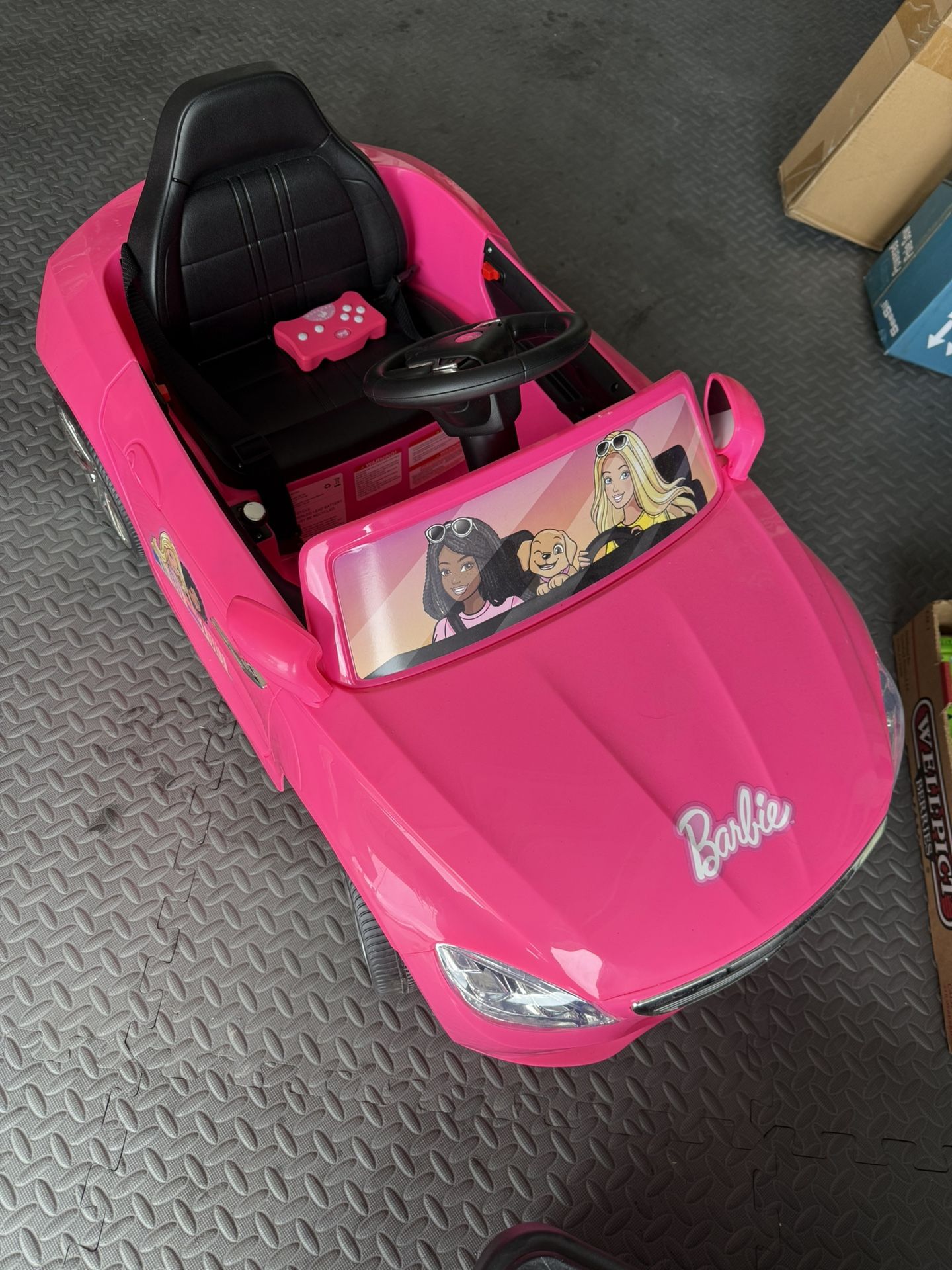 Barbie Car Like New Used Once. W Remote And Charger