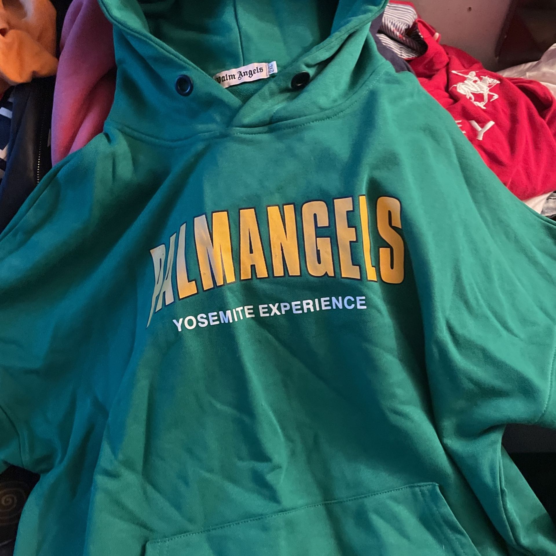 Two XL palm Angels hoodie authentic Yosemite edition