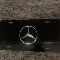 Mercedes Benz Front Auto Stainless Metal License Plate Frame