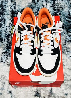 Nike Size 6 GS Dunk Low Halloween Orange Black 2021 PRM DO3806-100