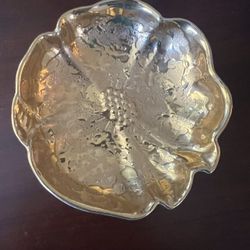 Holley Ross Distinguished China decorative gold dish